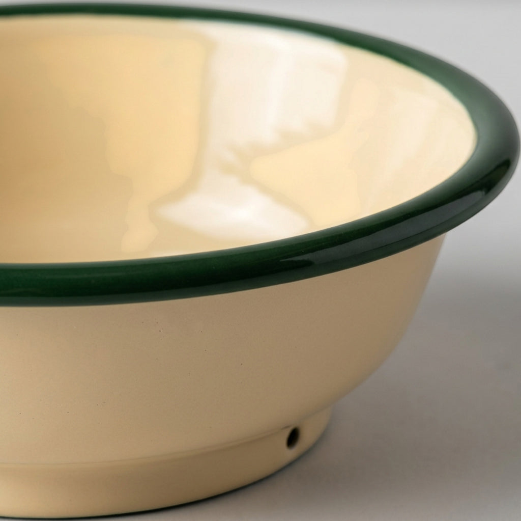 Avibe Fieldline Enamel Steel Pet Bowl Cream 26 oz