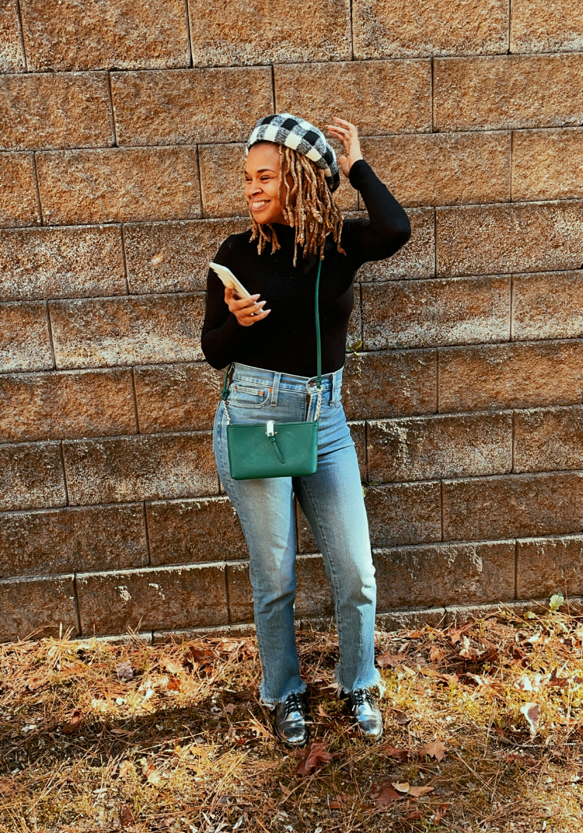 Buffalo Plaid Beret